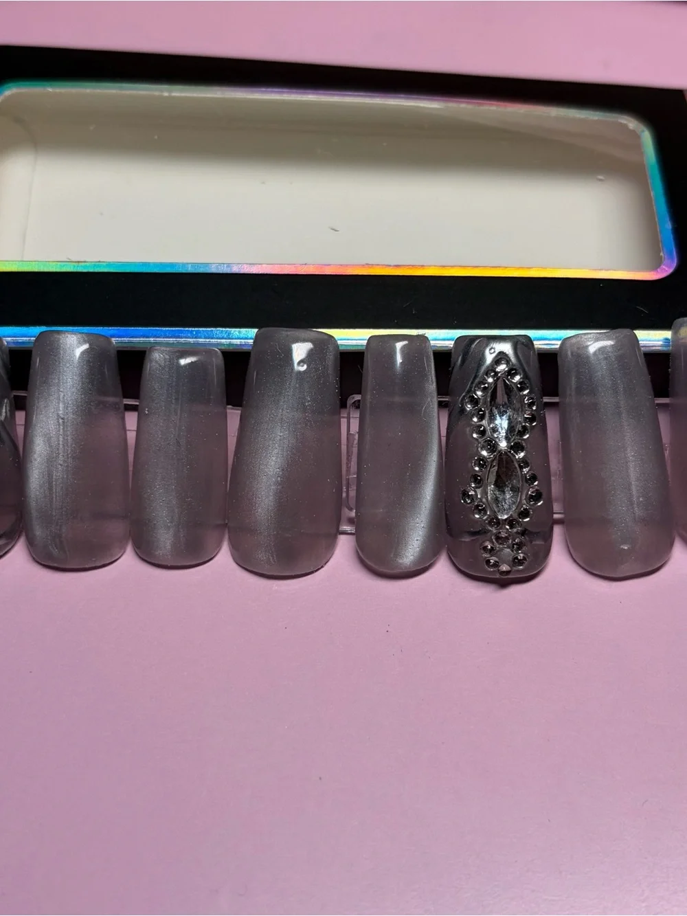 My Cat-is-Eye Catching Press-On Nails